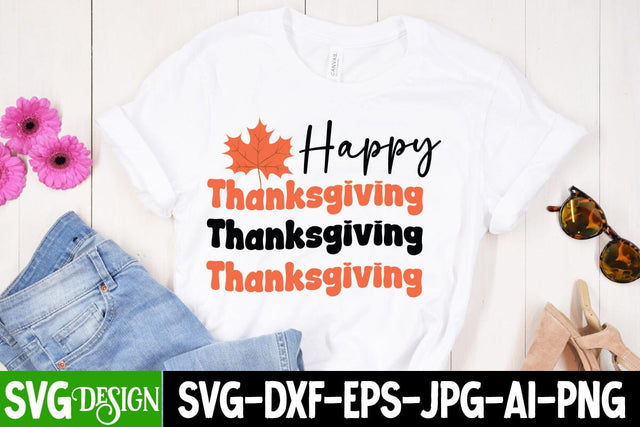 Happy Thanksgiving SVG Design,Fall Svg Design,Thanksgiving Svg Design,Autumn Svg Design,Fall Round Sign Svg ,Fall Shirt Design,Fall Sublimation Design SVG BlackCatsMedia 