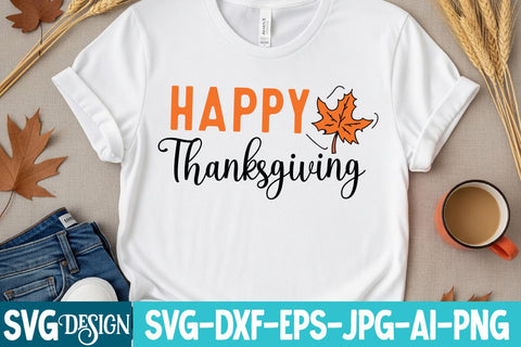 Happy Thanksgiving Svg Design,Happy Thanksgiving Quotes,Thanksgiving SVG Quotes , Thanksgiving SVG Design , Fall SVG Design, Autumn SVG Cut File SVG BlackCatsMedia 