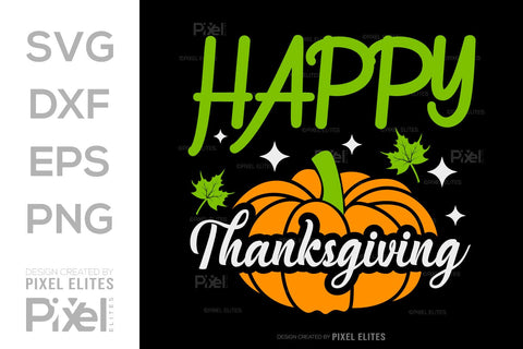 Happy Thanksgiving SVG Thanksgiving Bundle Happy Autumn Hello Fall Thanksgiving Quote PET 00905 SVG ETC Craft 