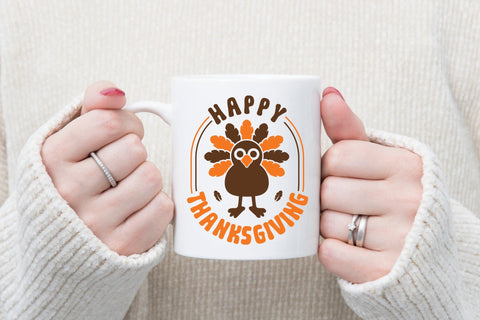 Happy Thanksgiving - Turkey SVG Design SVG CraftLabSVG 