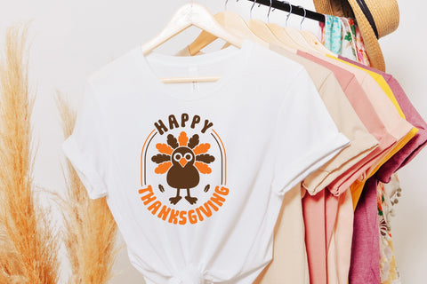 Happy Thanksgiving - Turkey SVG Design SVG CraftLabSVG 