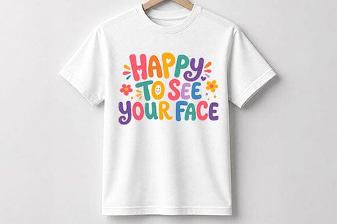 Happy To See Your Face PNG Classroom Welcome Teacher Design SVG BillahCrafts 