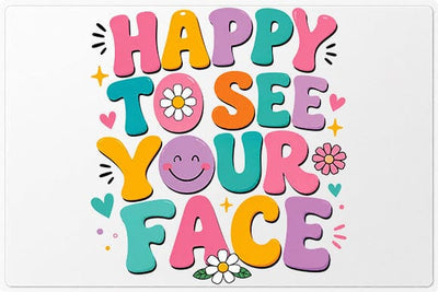 Happy To See Your Face PNG Classroom Welcome Teacher Digital Download SVG BillahCrafts 