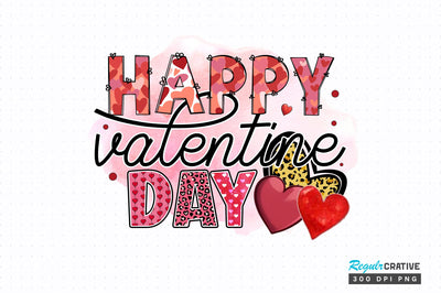 Happy valentine day PNG Design Sublimation Regulrcrative 