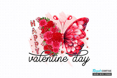 Happy valentine day PNG Design Sublimation Regulrcrative 