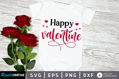 Happy Valentine svg Design SVG Regulrcrative 