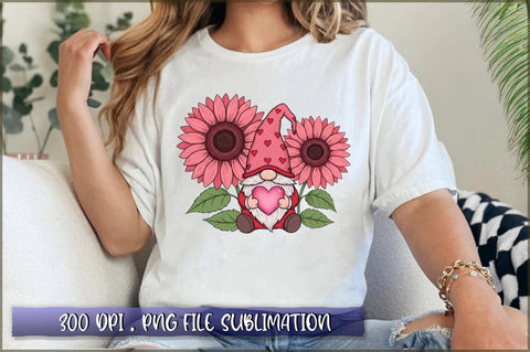 Happy Valentine's Day Gnome PNG Sublimation Shetara Begum 