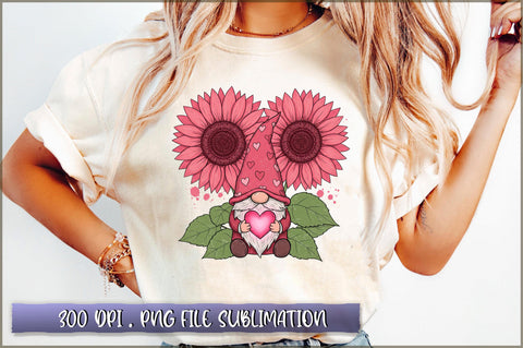 Happy Valentine's Day Gnome PNG Sublimation Shetara Begum 
