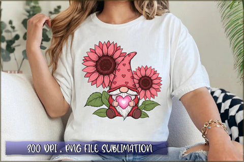 Happy Valentine's Day Gnome PNG Sublimation Shetara Begum 