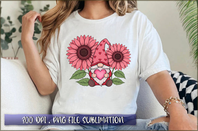 Happy Valentine's Day Gnome PNG Sublimation Shetara Begum 