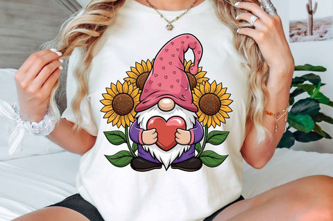 Happy Valentine's Day Gnome Sublimation Design Sublimation Regulrcrative 