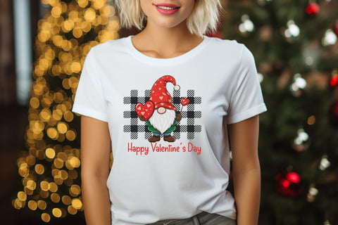 Happy Valentines Day Gnomes Sublimation Sublimation CraftLabSVG 
