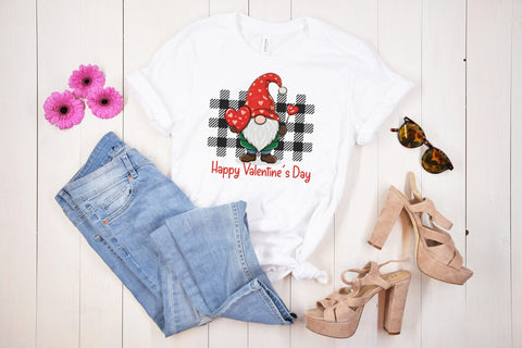 Happy Valentines Day Gnomes Sublimation Sublimation CraftLabSVG 
