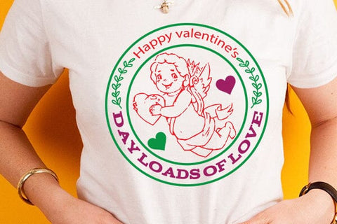 Happy valentines day loads of love SVG Angelina750 