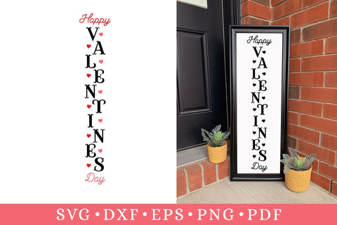 Happy Valentines Day Porch Sign SVG SVG CraftLabSVG 