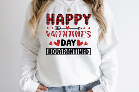 Happy Valentines Day Quarantined SVG Design SVG Designangry 