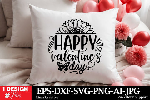 Happy Valentines Day Round Sign SVG ,Happy Valentine's Day, Valentine's Day Round Sign SVG Cut File, Valentine's Day Sublimation, Valentine's Day Silhoutee,Valentine's Day SVG Bundle SVG Insomnia Std 