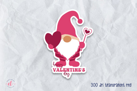 Happy Valentines Day Stickers Sublimation CraftLabSVG 