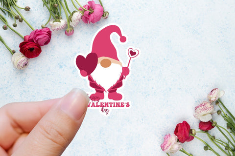 Happy Valentines Day Stickers Sublimation CraftLabSVG 