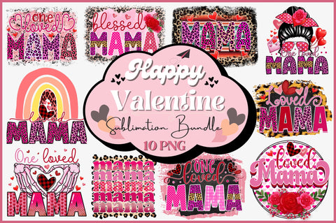 Happy Valentine's Day Sublimation Bundle Sublimation Regulrcrative 