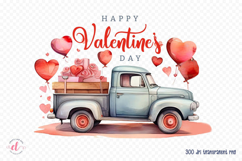 Happy Valentine's Day Sublimation Design Sublimation CraftLabSVG 