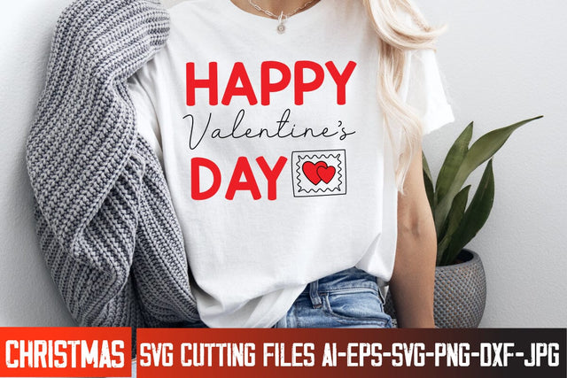 Happy Valentine’s Day SVG Design, s Valentine's Day SVG Cut File,Happy Valentine's Day SVG ,Valentine SVG SVG BlackCatsMedia 