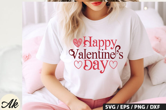 Happy valentines day SVG Design SVG akazaddesign 