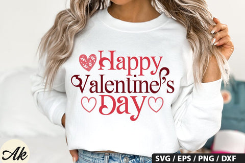 Happy valentines day SVG Design SVG akazaddesign 