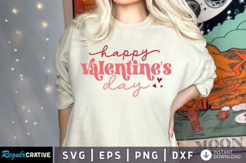 Happy valentines day SVG design SVG Regulrcrative 