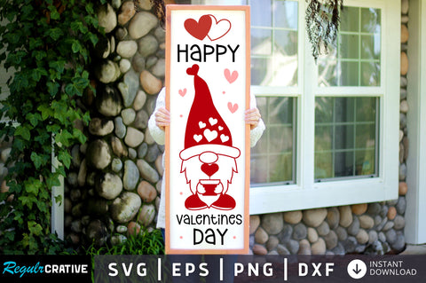 Happy valentines day svg design SVG Regulrcrative 