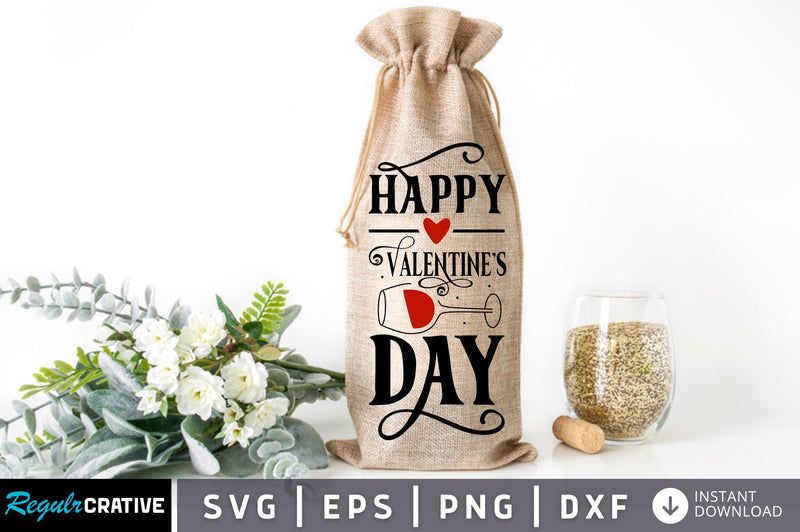 Happy valentines day SVG design SVG Regulrcrative 