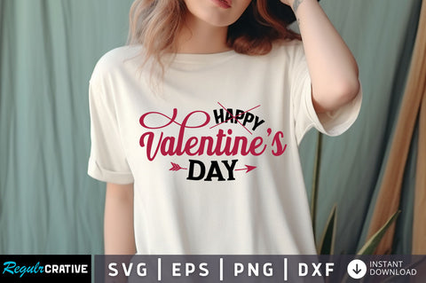 Happy Valentine's day svg Design SVG Regulrcrative 