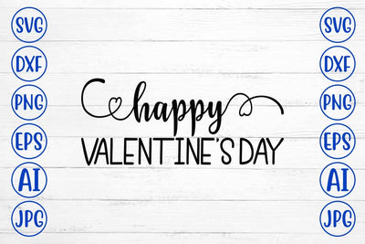 Happy Valentines Day SVG Design SVG Syaman 