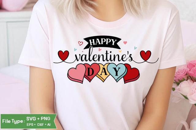 Happy Valentine's Day SVG Design, Valentine Day SVG Design, SVGs, Food & Drink, Print & Cut, Quotes and Sayings SVG DesignPlante 503 