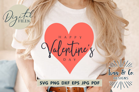 Happy Valentine's Day SVG Files, Valentine's Day Svg, Valentine Svg, Love Svg, Heart Svg, Cricut Svg, Silhouette Designs, Digital Cut Files, Vinyl Designs, DXF PNG (1651979717) SVG Ivan & Co. Designs 