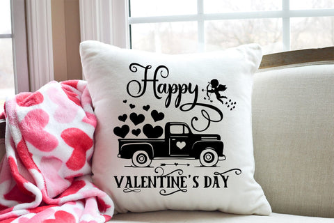 Happy Valentines Day SVG I Farmhouse Valentine Sign SVG SVG Happy Printables Club 