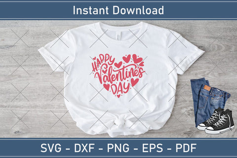 Happy Valentines Day SVG Png Jpg Vector Cutting File SVG Debashish Barman 