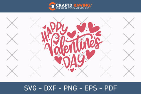 Happy Valentines Day SVG Png Jpg Vector Cutting File SVG Debashish Barman 