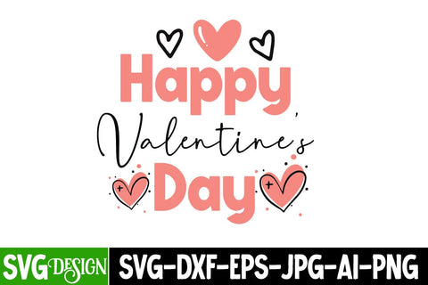 Happy Valentine's Day SVG ,Valentine SVG ,Valentine's Day Sublimation PNG,Valentine's Day Round Sign SVG, Love SVG Design SVG BlackCatsMedia 