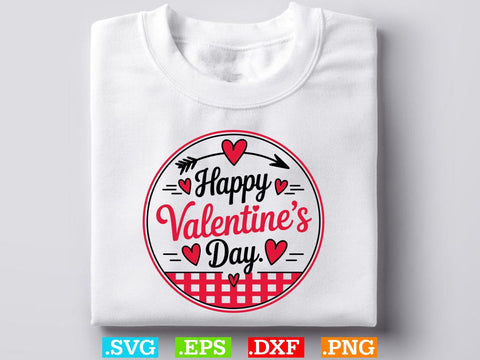 Happy Valentine’s Day SVG, Valentines Wall Art Svg, Holiday Ornament Svg SVG Creativeart88 