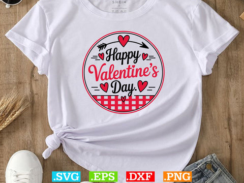 Happy Valentine’s Day SVG, Valentines Wall Art Svg, Holiday Ornament Svg SVG Creativeart88 