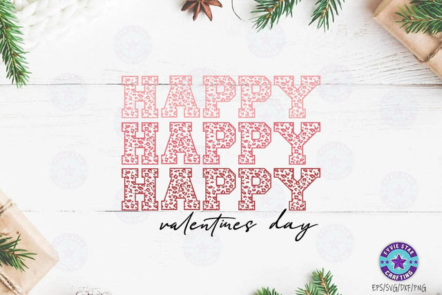 Happy valentines day, Valentine's T-shirt, valentine's SVG, Valentine Quote Svg Design SVG FiveStarCrafting 