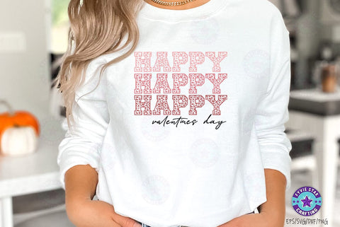 Happy valentines day, Valentine's T-shirt, valentine's SVG, Valentine Quote Svg Design SVG FiveStarCrafting 