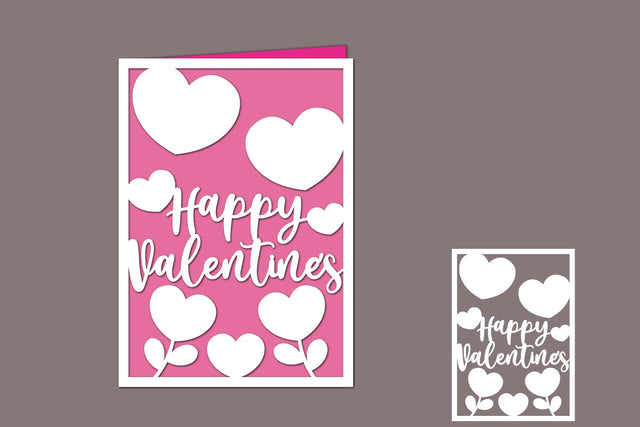 Happy Valentines, Valentines Papercut SVG zafrans studio 