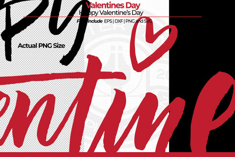 Happy Valentine's Wording SVG AfterTenDesign 