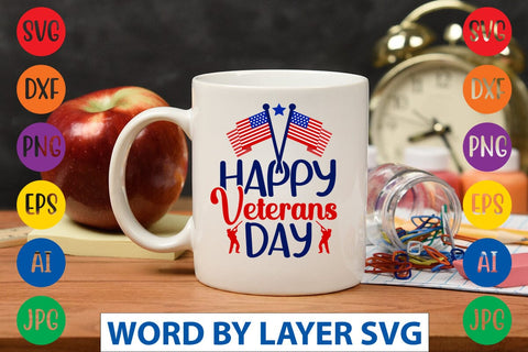 Happy Veterans Day SVG DESIGN SVG Rafiqul20606 