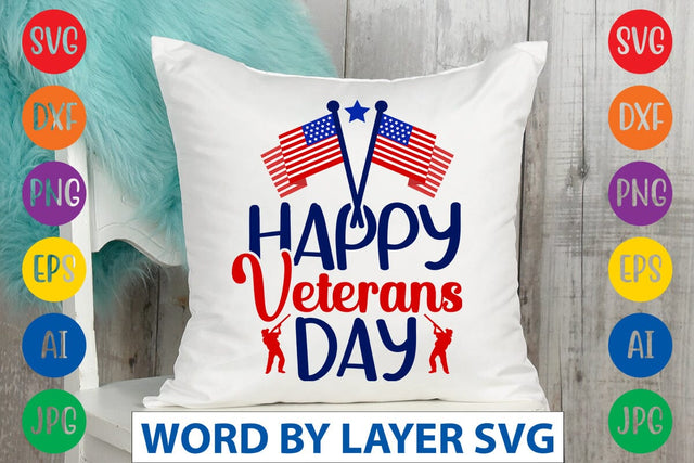 Happy Veterans Day SVG DESIGN SVG Rafiqul20606 