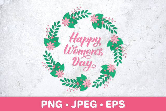 Happy Womens Day sublimation design. Women’s Day card Sublimation LaBelezoka 