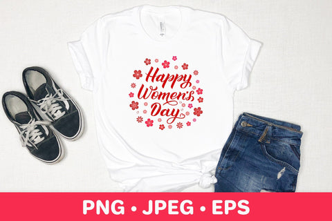 Happy Women’s Day sublimation design. Womens Day card Sublimation LaBelezoka 