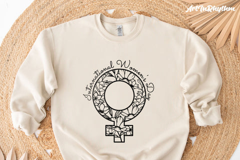 Happy Women's Day Svg, Floral Female Gender Symbol Svg, Women Svg SVG Artinrhythm shop 